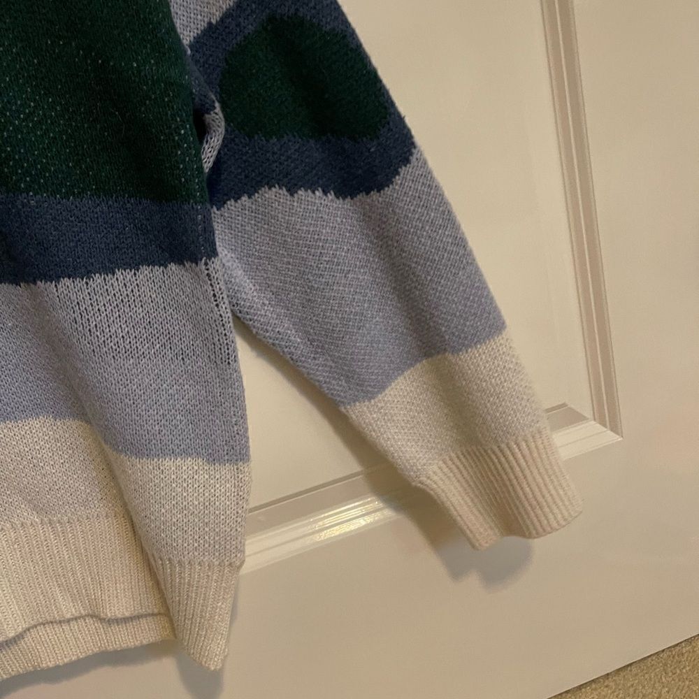 NWOT Color Block Drop Shoulder Sweater - Picture 7 of 9